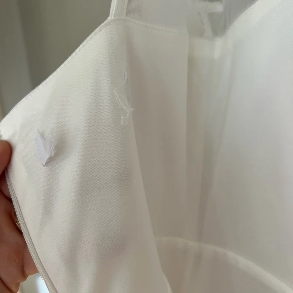 Lovingly Yours White Mesh Long Sleeve Maxi Dress - Picture 9 of 9